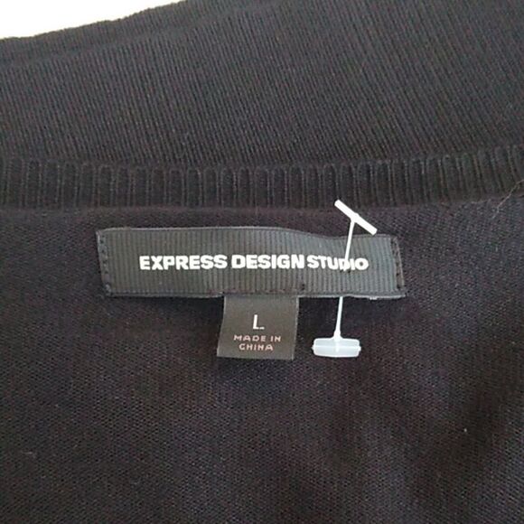 Nwot Express Design Studio Size L Fancy Sweater - Picture 4 of 6